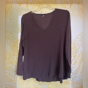 Old Navy Luxe Purple Long Sleeve Top